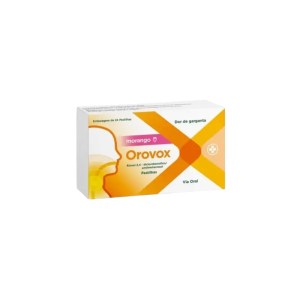 Orovox Morango 12/06 mg x24 pastilhas Orovox Morango 12/06 mg x24 pastilhas