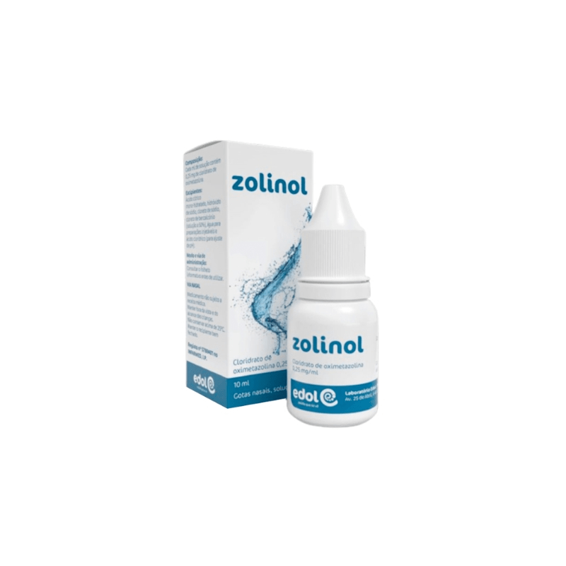 Zolinol 0.25 mg/ml gostas nasais 10 ml