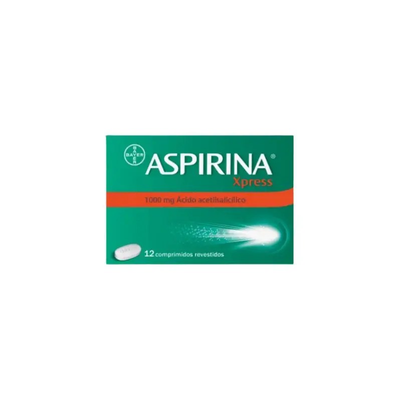 Aspirina Xpress 1000 mg x12 comprimidos revestidos Aspirina Xpress 1000 mg x12 comprimidos revestidos