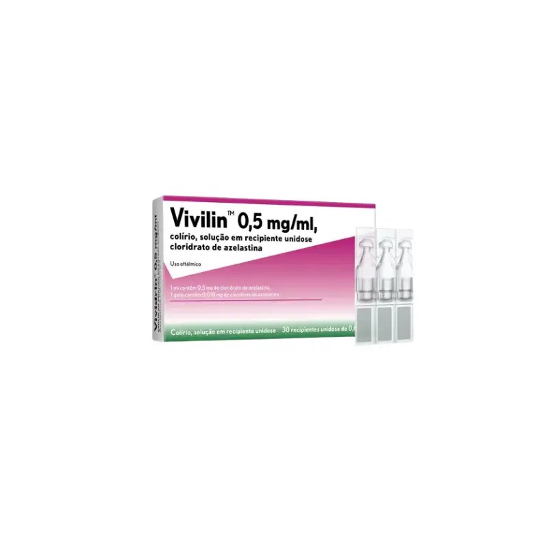Vivilin 0.5 mg/ml Colírio 0,6ml x30 unidoses Vivilin 0.5 mg/ml Colírio 0,6ml x30 unidoses