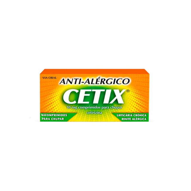 Cetix 10 mg x14 Comprimidos para chupar