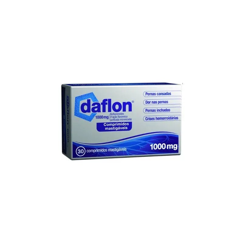 Daflon 1000mg x30 comprimidos mastigáveis Daflon 1000mg x30 comprimidos mastigáveis