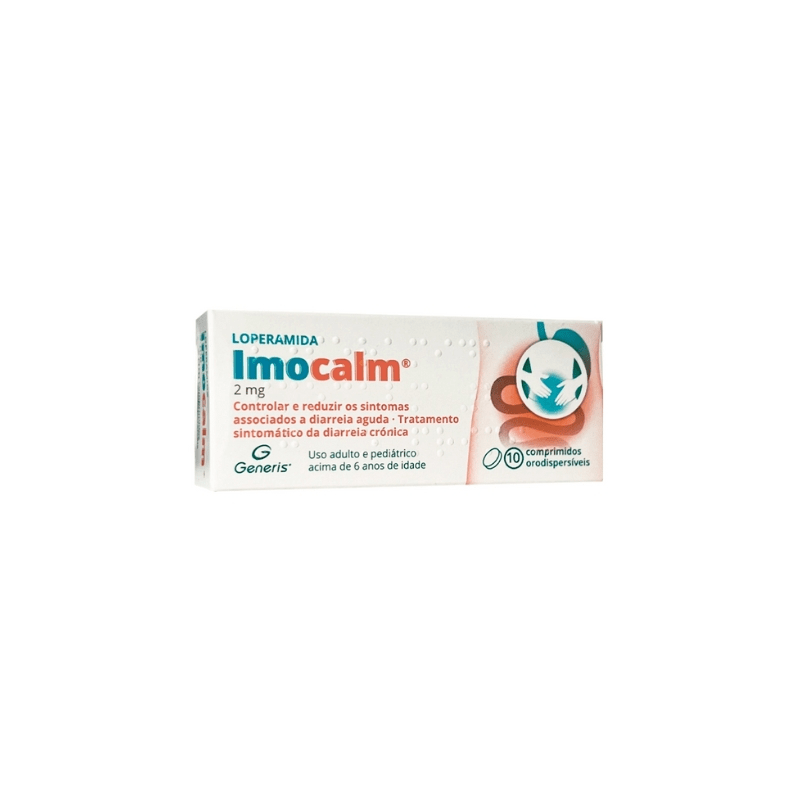 Loperamida Imocalm 2 mg x10 Comprimidos Loperamida Imocalm 2 mg x10 Comprimidos