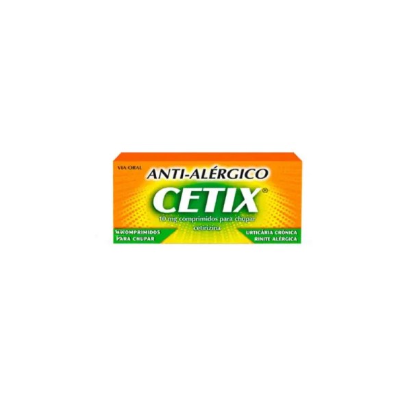 Cetix 10 mg x21 Comprimidos para chupar Cetix 10 mg x21 Comprimidos para chupar