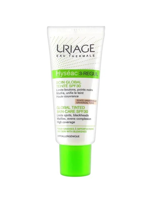Uriage Hyséac 3-Regul Cuidado Global c/ cor SPF30 40ml