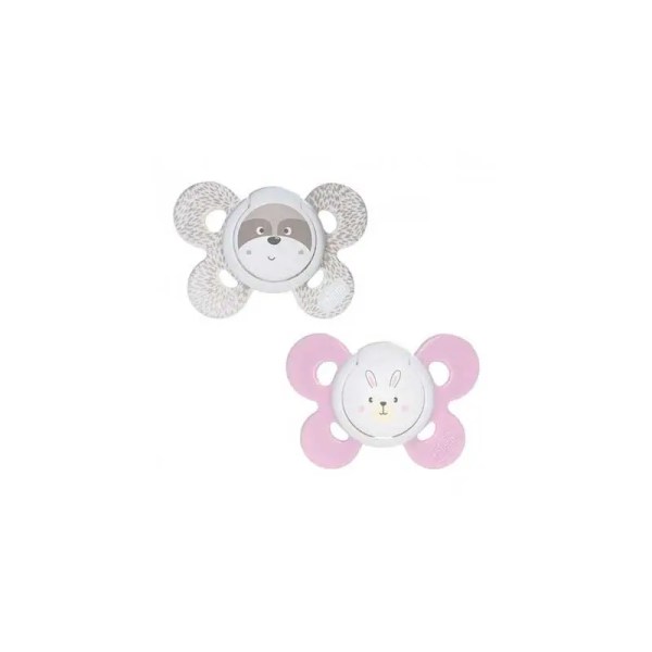 Chicco Chupetas Physio Comfort em Silicone 0-6m+ x2 – Girl Chicco Chupetas Physio Comfort em Silicone 0-6m+ x2 – Girl