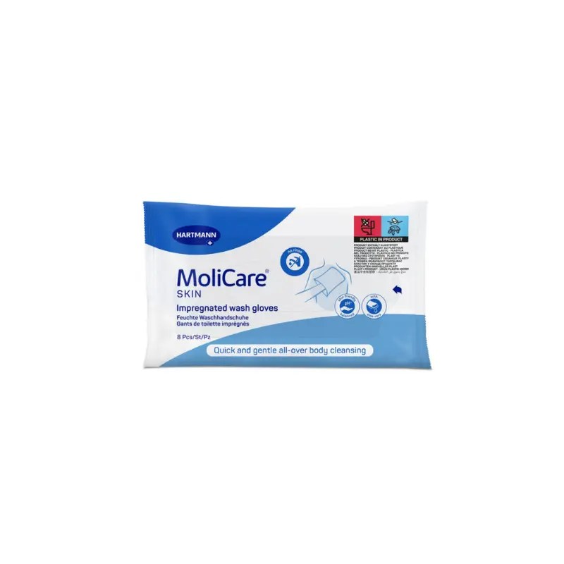 MoliCare® Skin Luvas Impregnadas x8