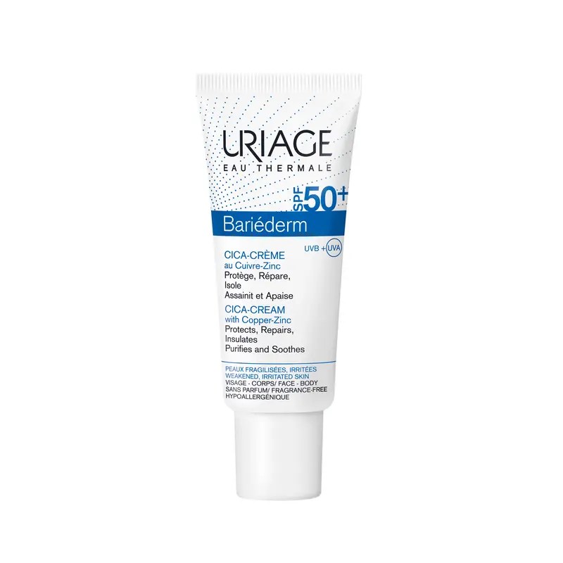Uriage Bariéderm Cica Creme SPF50+ 40ml Uriage Bariéderm Cica Creme SPF50+ 40ml