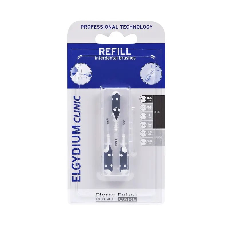 Elgydium Clinic Recarga para Escovilhão Interdental Preto x3 Elgydium Clinic Recarga para Escovilhão Interdental Preto x3