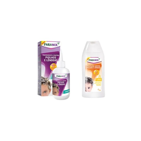 Paranix Champô Tratamento 200ml + Oferta Champô Proteção 200ml Paranix Champô Tratamento 200ml + Oferta Champô Proteção 200ml
