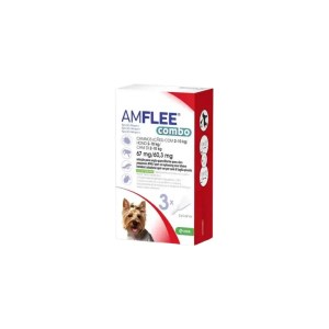 Amflee Combo 67/603 solução Pip Cão 2-10Kg Amflee Combo 67/603 solução Pip Cão 2-10Kg