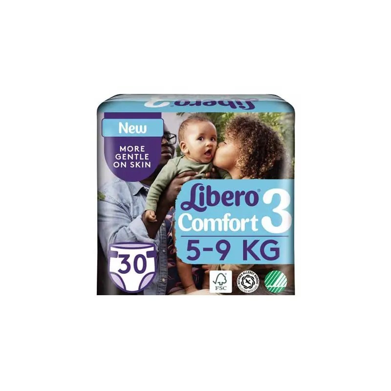Libero Comfort 3 Fraldas 5-9kg x30