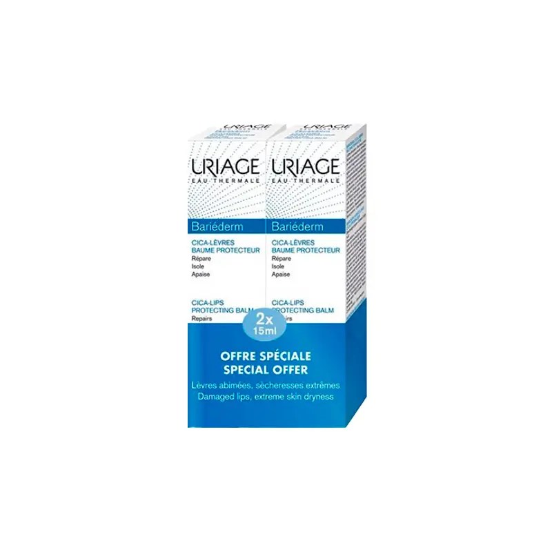 Uriage Bariéderm Bálsamo Labial 15ml x2