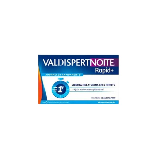 ValdispertNoite Rapid+ x20 Comprimidos Orodispersíveis ValdispertNoite Rapid+ x20 Comprimidos Orodispersíveis