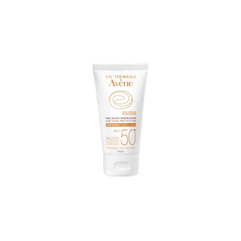 Avène Protetor Solar Rosto Creme Mineral SPF 50+ 50ml