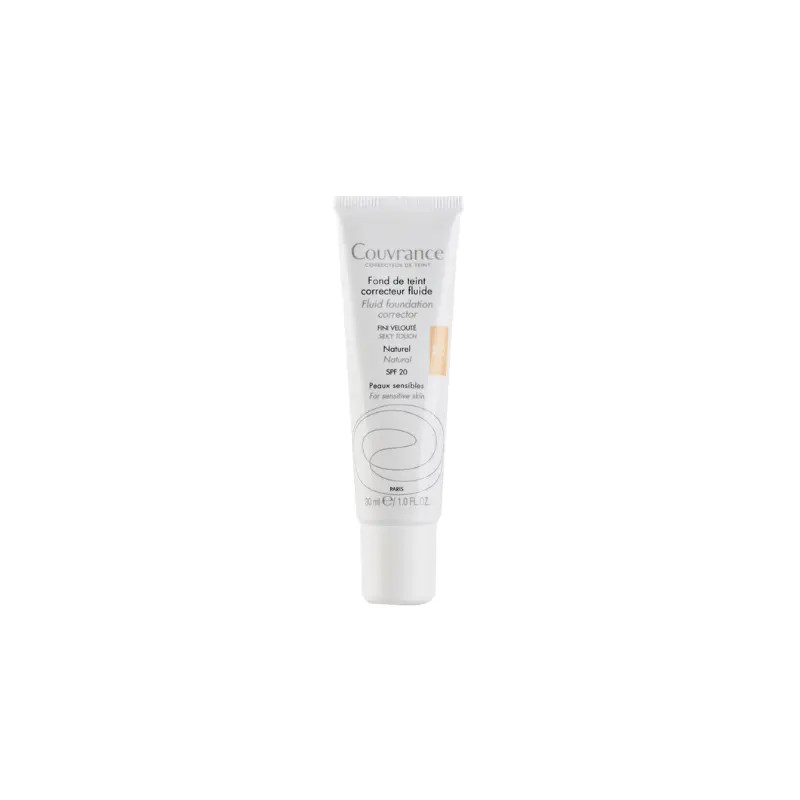 Avène Base Fluída Couvrance Tom 02 Natural 30ml