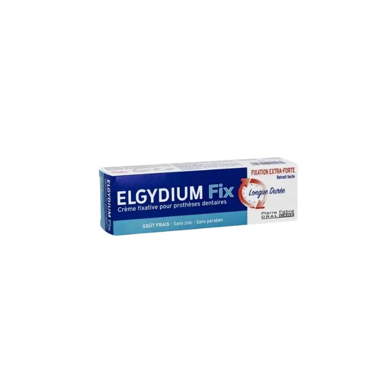 Elgydium Fix Creme Fixativo Próteses Dentárias Extra Forte 45g Elgydium Fix Creme Fixativo Próteses Dentárias Extra Forte 45g