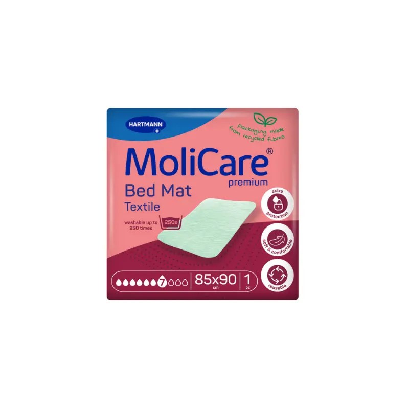 MoliCare® Premium Bed Mat Textile Resguardo 85 cm x 90 cm MoliCare® Premium Bed Mat Textile Resguardo 85 cm x 90 cm