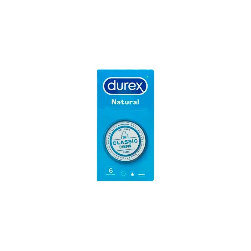 Durex Natural Plus x6 Preservativos