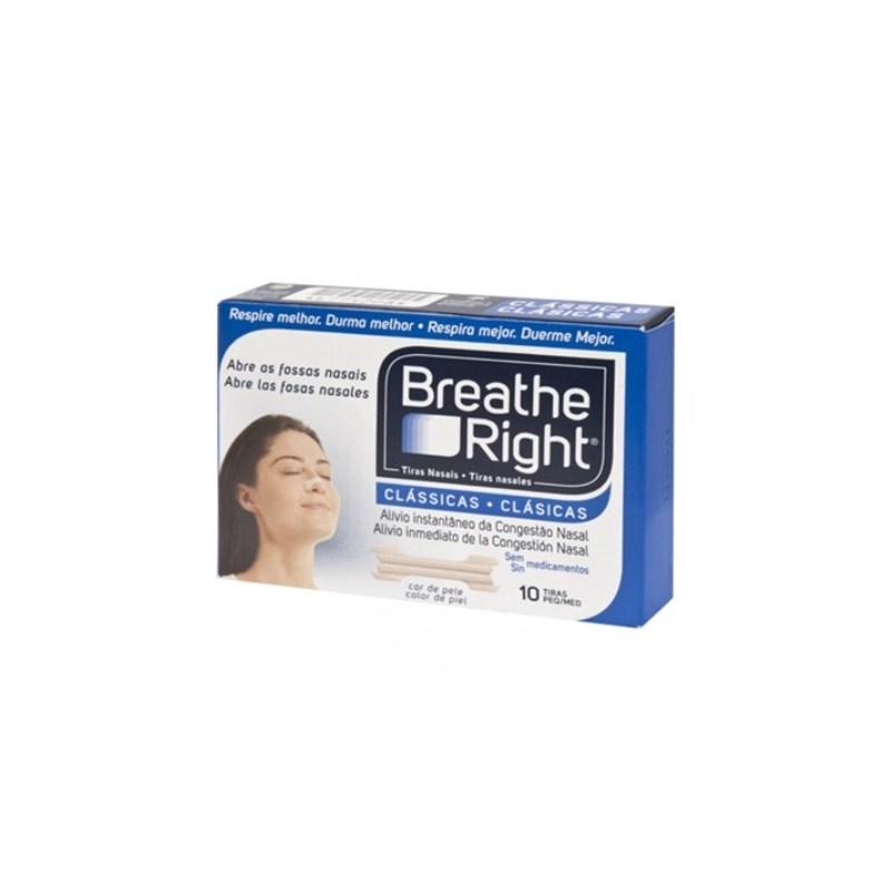 Breathe Right Penso Nasal Pequeno/Médio X 10 Breathe Right Penso Nasal Pequeno/Médio X 10