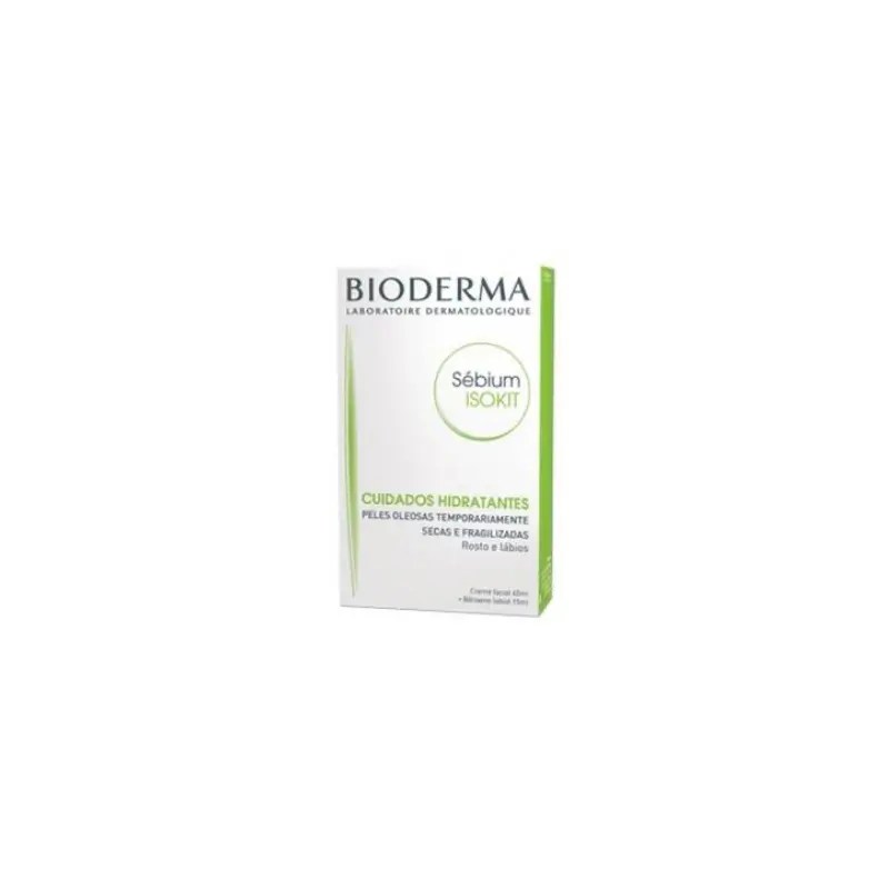 Bioderma Isokit Sébium Hydra Creme 40ml + Atoderm Bálsamo Labial 15ml Bioderma Isokit Sébium Hydra Creme 40ml + Atoderm Bálsamo Labial 15ml
