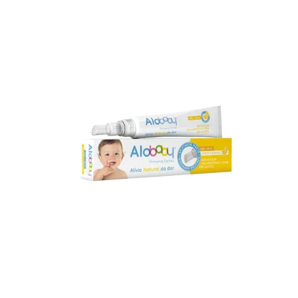 Alobaby Primeiros Dentes Gel Banana 10 Ml Alobaby Primeiros Dentes Gel Banana 10 Ml