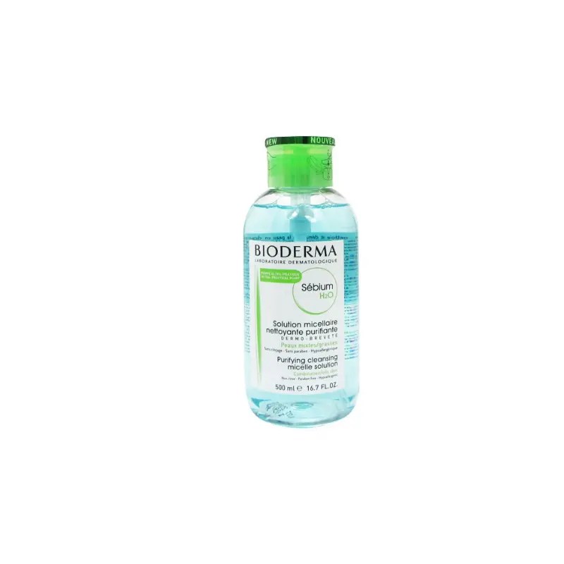 Bioderma Sebium H2O Água Micelar com Pump 500ml Bioderma Sebium H2O Água Micelar com Pump 500ml