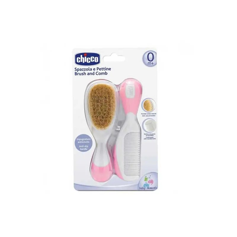 Chicco Escova e Pente Rosa