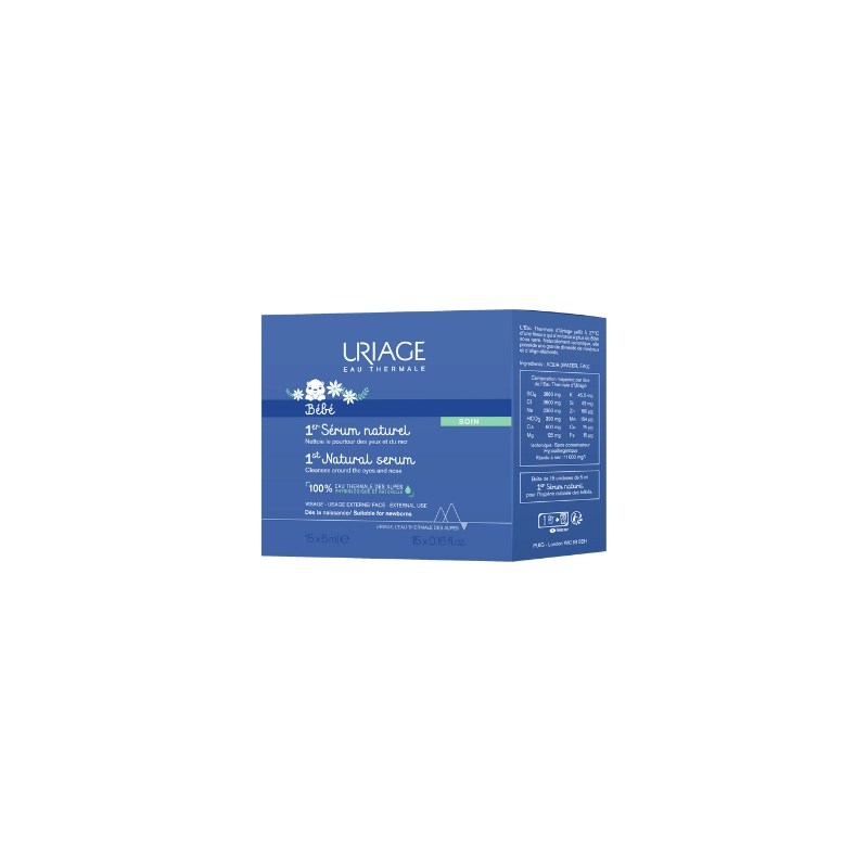Uriage 1º Soro Natural 5ml x15 Uriage 1º Soro Natural 5ml x15