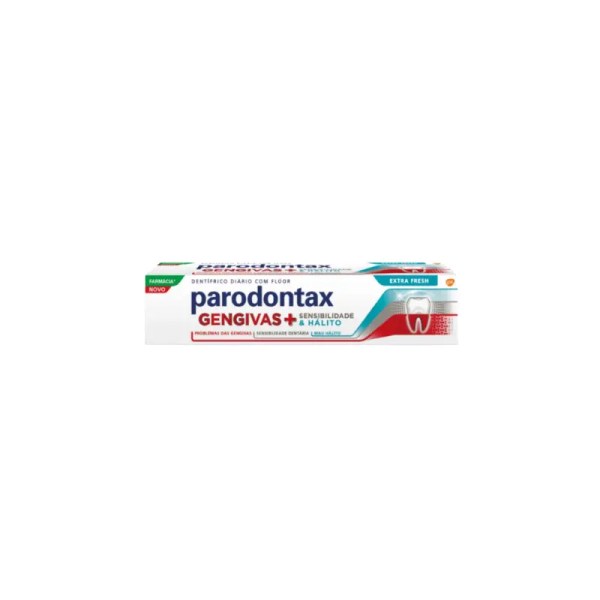 Parodontax Pasta de Dentes Gengivas + Sensibilidade e Hálito Extra Fresh 75ml Parodontax Pasta de Dentes Gengivas + Sensibilidade e Hálito Extra Fresh 75ml