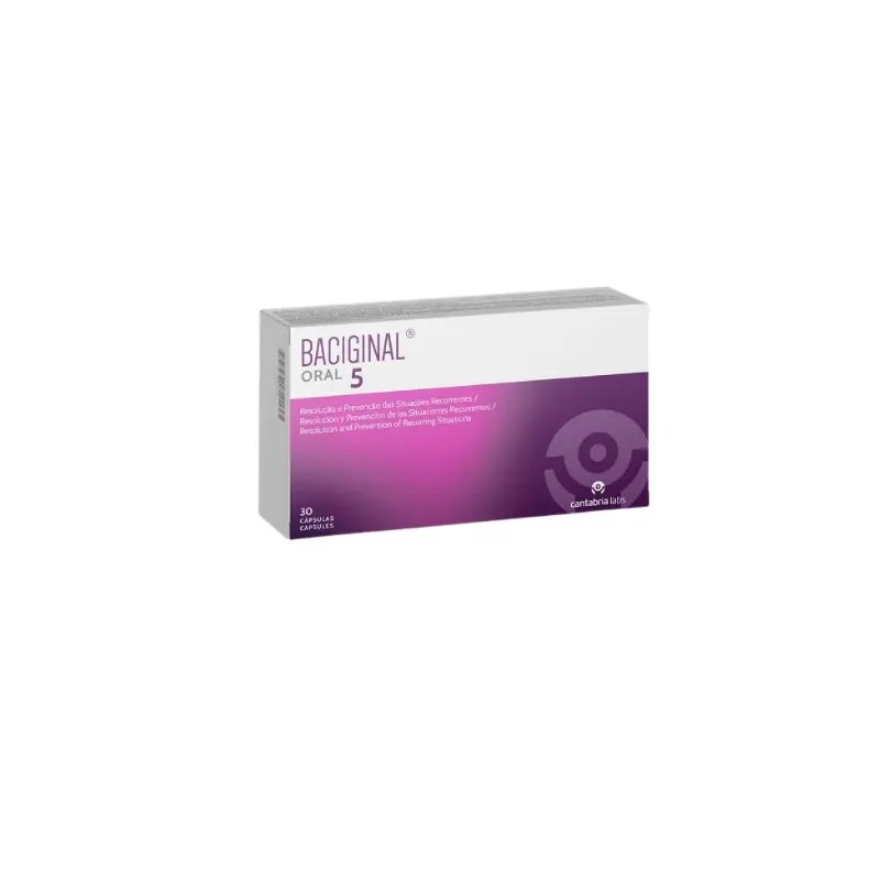 Baciginal Oral 5 cápsulasx30
