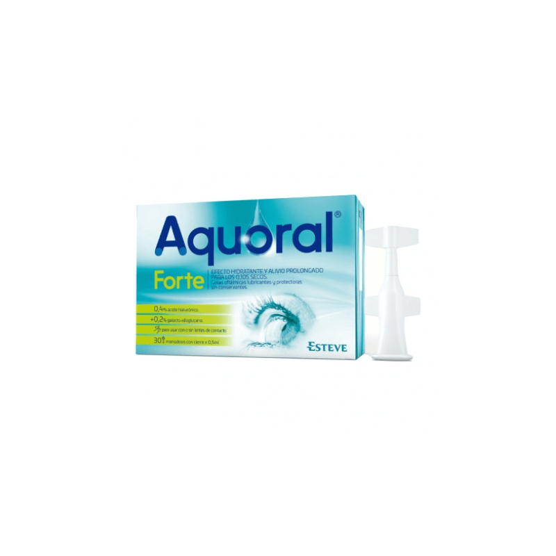 Aquoral Forte Gotas Oftálmicas 30 Monodoses 0,5ml