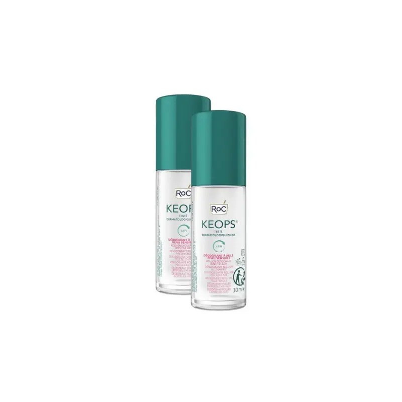 ROC Keops Sensitive Desodorizante Roll-On 2x30ml