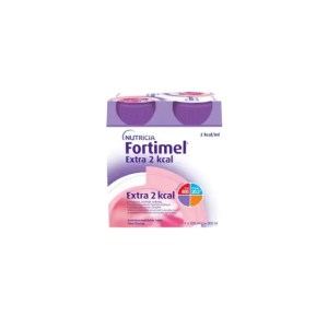 Fortimel Extra 2 kcal Solução Morango 200ml ×4 Fortimel Extra 2 kcal Solução Morango 200ml ×4