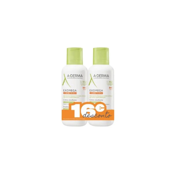 A-Derma Exomega Control Creme Emoliente 2x 400ml A-Derma Exomega Control Creme Emoliente 2x 400ml