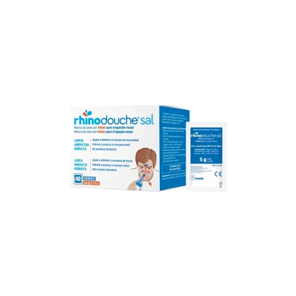 Rhinodouche Sal Saquetas Lavagem Nasal 5 g ×40 Rhinodouche Sal Saquetas Lavagem Nasal 5 g ×40