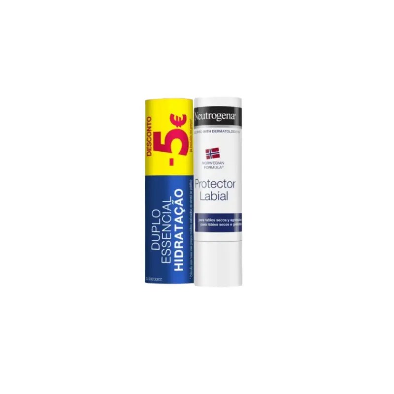 Neutrogena Lábios Stick Hidratação 3G x 2 -5€ Desconto