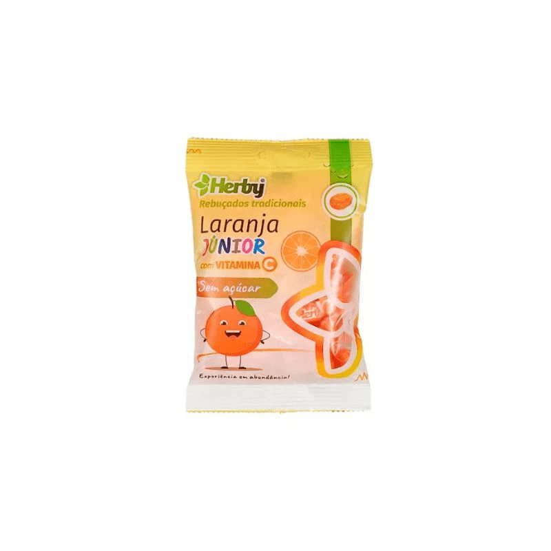 Herby Rebuçados sem Açúcar Laranja Júnior com Vitamina C 60 g