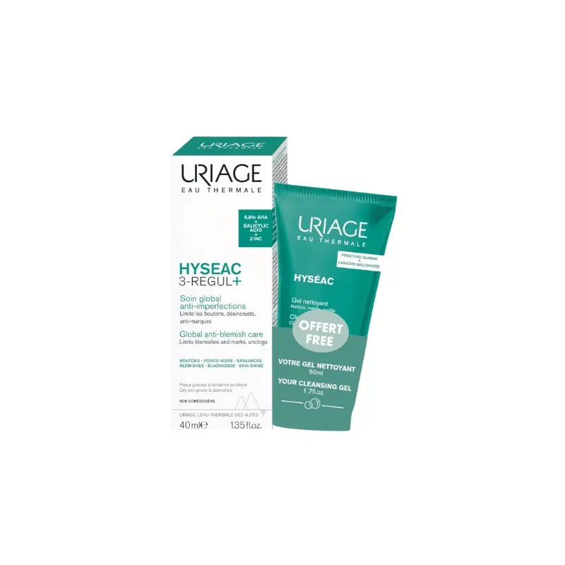 Uriage Hyseac 3-Regul 40 ml + Gel Limp 50 ml