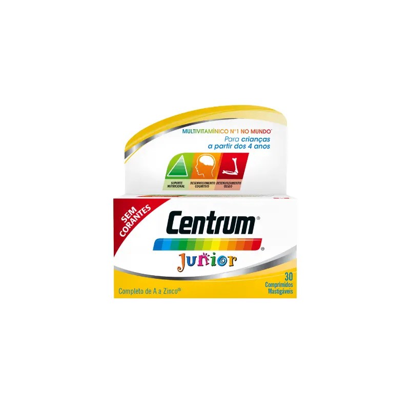 Centrum Junior x30 Comprimidos Mastigáveis
