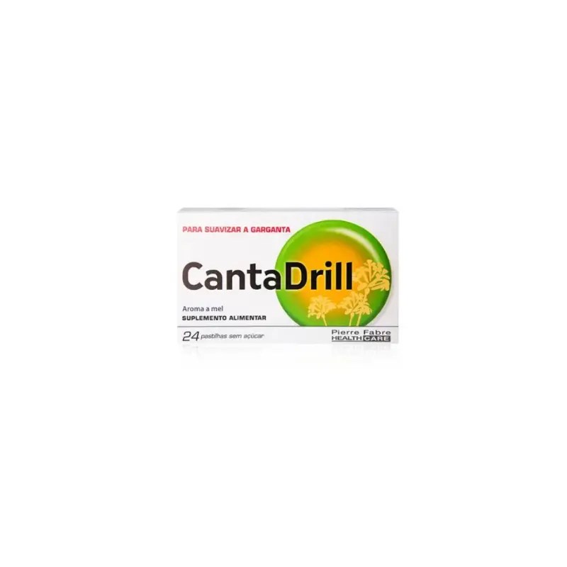 Cantadrill Sem Açucar Pastilhas Rouquidão X 24 Cantadrill Sem Açucar Pastilhas Rouquidão X 24