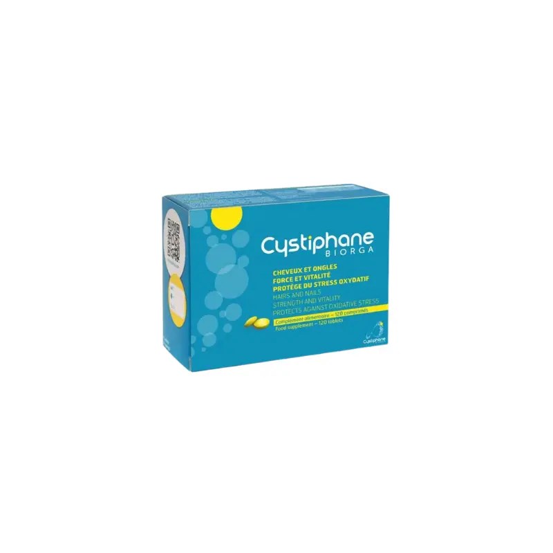 Biorga Cystiphane Fortificante Cabelos e Unhas 120 Comp