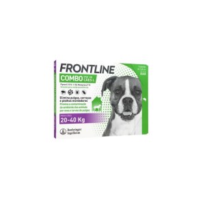 Frontline Combo Cães 20-40kg x3 Pipetas Frontline Combo Cães 20-40kg x3 Pipetas
