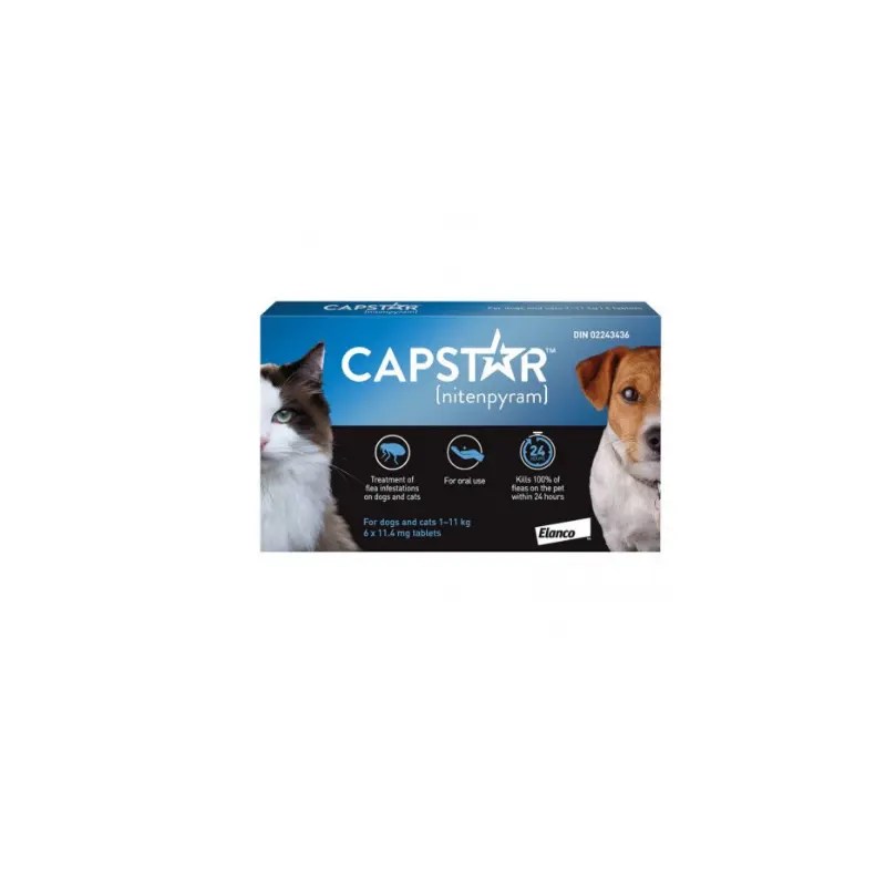 Capstar 114mg – gatos e cães pequenos