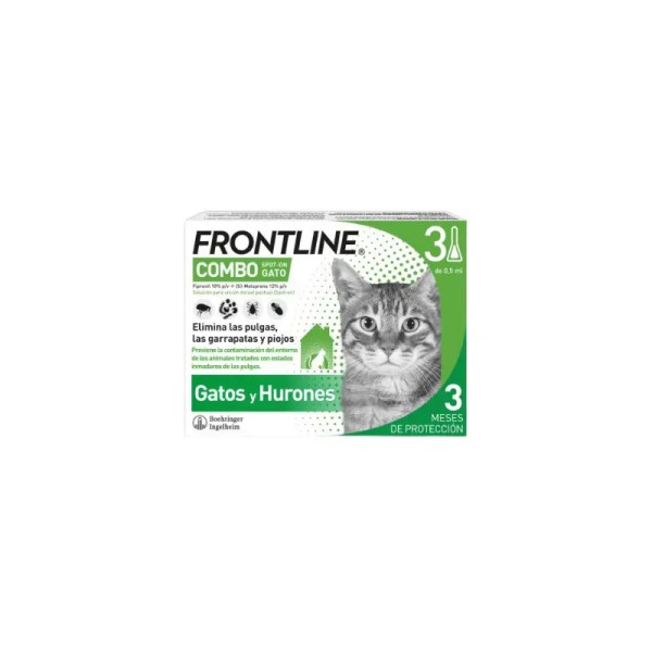 Frontline Combo Spot-On Gatos e Furões Frontline Combo Spot-On Gatos e Furões