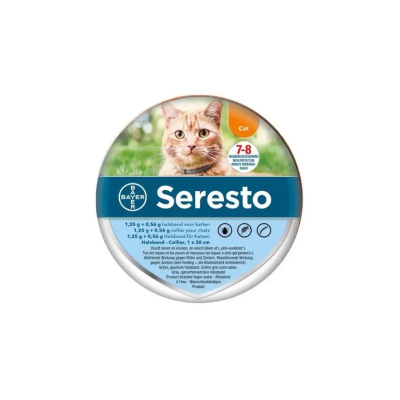 Seresto 125g + 0,56g Coleira Gato 125g + 056g