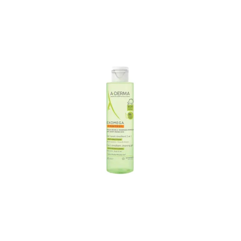 A-Derma Exomega Control Gel Corpo/Cabelo 200ml A-Derma Exomega Control Gel Corpo/Cabelo 200ml