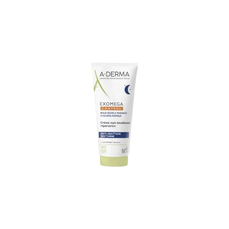 A-Derma Exomega Control Creme Noite Emoliente 200ml A-Derma Exomega Control Creme Noite Emoliente 200ml