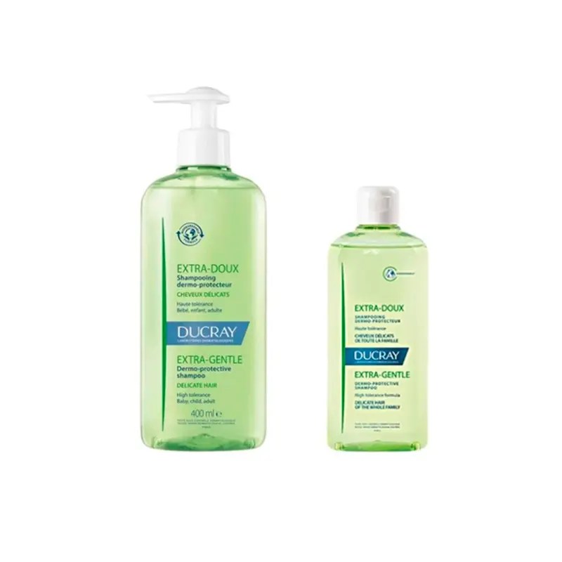 Ducray Extra Doux Champô Uso Frequente 400ml + Oferta 200ml