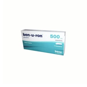 Ben-u-Ron 500 mg x 10 Supositórios Ben-u-Ron 500 mg x 10 Supositórios